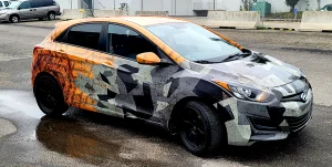 Printed full vehicle wrap