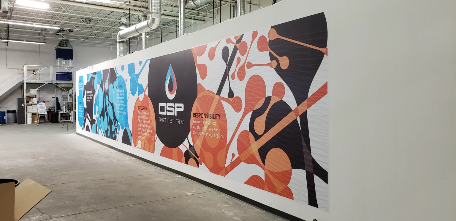 OSP wall mural