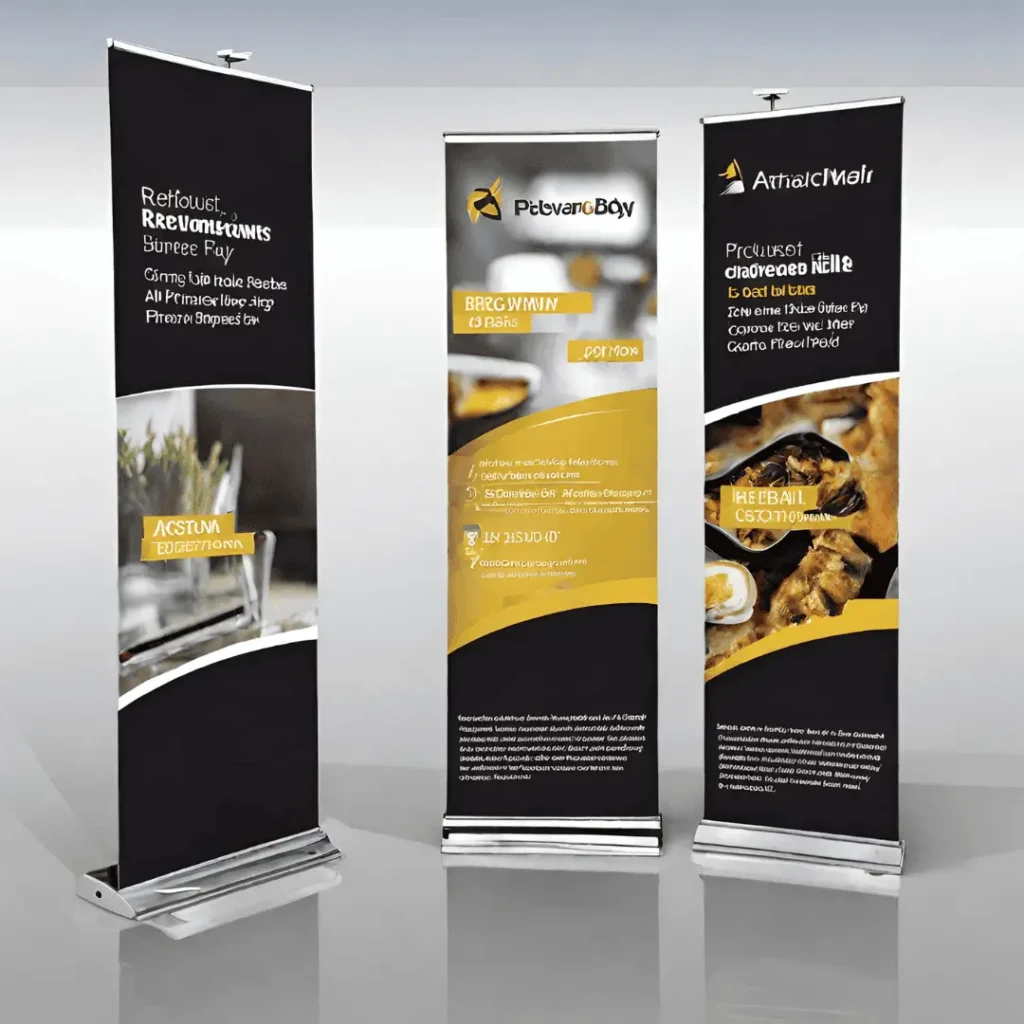 Retractable roll up banners in Calgary