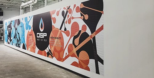 OSP wall mural
